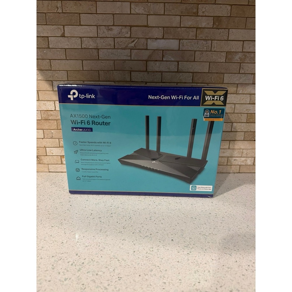 TP-Link Archer AX1500 Wi-Fi 6 Dual-Band Wireless Router -  New and‎ Sealed